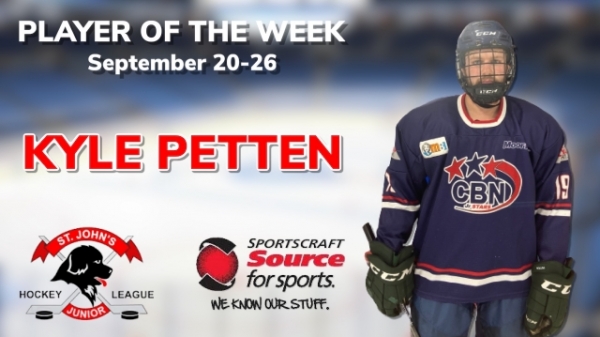 Stars’ Petten selected as Sportscraft Source for Sports Player of the Week