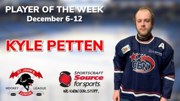 Stars’ Petten Selected as Sportscraft Source for Sports Player of the Week