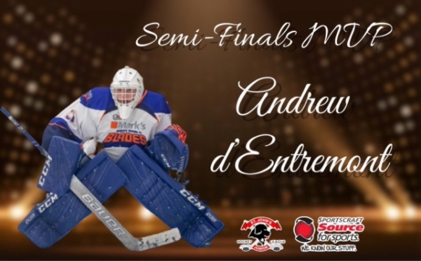 Blades’ d’Entremont Named Sportscraft Source for Sports Semi-Finals MVP