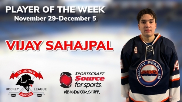 Blades’ Sahajpal Selected as Sportscraft Source for Sports Player of the Week