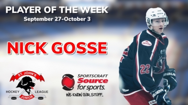 Renegades’ Gosse Selected as Sportscraft Source for Sports Player of the Week