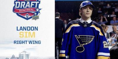 Landon Sim Drafted By The St. Louis Blues