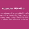 Attention U18 Girls
