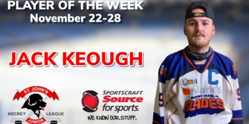 Blades’ Keough Selected as Sportscraft Source for Sports...