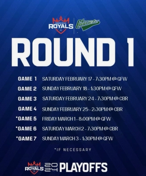 Royals face the Cataracts in Round One
