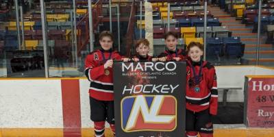 Marco U13 AAA Banner Presentation to the Redwings 
