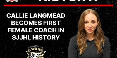 Eagles Assistant Coach Langmead First Female Coach in SJJHL